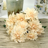 Artificial 10-head Dahlia Flower Bouquet