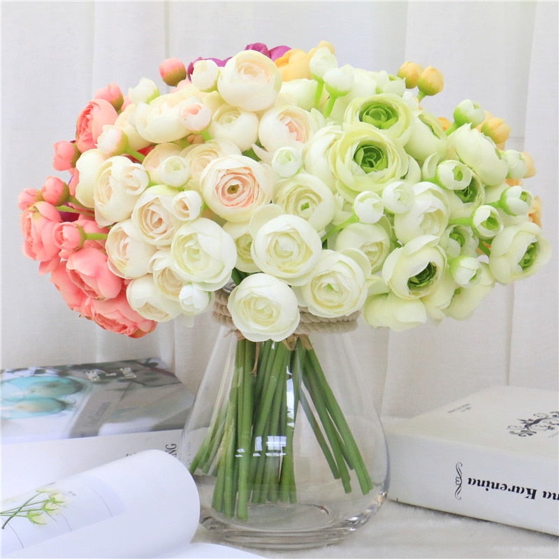 Artificial European Peony Rose Bouquet