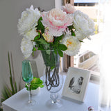 Artificial 3-head Peony Flower - 1 piece