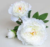Artificial 3-head Peony Flower - 1 piece