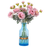 Artificial 2-head Lotus Silk Flower Peony Rose - 1 piece