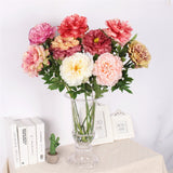 Artificial Single European Silk Peony Flower - 1 piece