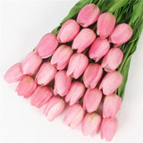Artificial  Real Touch Mini Tulips - 21 pieces