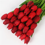 Artificial  Real Touch Mini Tulips - 21 pieces