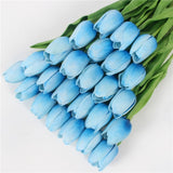 Artificial  Real Touch Mini Tulips - 21 pieces