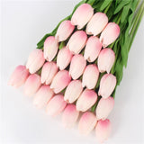 Artificial  Real Touch Mini Tulips - 21 pieces