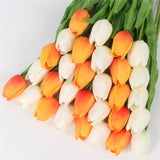 Artificial  Real Touch Mini Tulips - 21 pieces