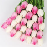 Artificial  Real Touch Mini Tulips - 21 pieces