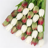 Artificial  Real Touch Mini Tulips - 21 pieces
