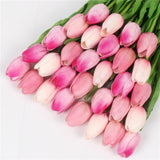 Artificial  Real Touch Mini Tulips - 21 pieces