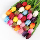 Artificial  Real Touch Mini Tulips - 21 pieces