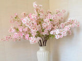 Artificial Silk Cherry Blossom Flower - 20 pieces
