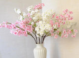 Artificial Silk Cherry Blossom Flower - 20 pieces