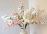 Artificial Silk Cherry Blossom Flower - 20 pieces