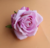 Artificial Silk Rose Flower Heads - 30 pieces