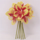 Artificial Real Touch Cymbidium Orchids - 6 pieces