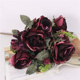 Artificial 13-head Peony Rose Bouquet