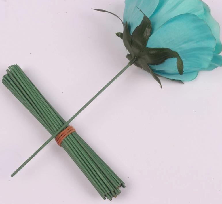 Artificial Flower Heads DIY Stems - 20 pieces