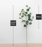 Artificial Silk French Eucalyptus Money Leaf - 1 piece