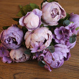 Artificial Silk Peony Bouquet