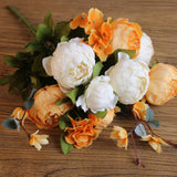 Artificial Silk Peony Bouquet