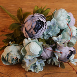 Artificial Silk Peony Bouquet