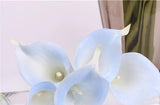 Artificial Real Touch Mini Calla Lily Flowers - 11 pieces