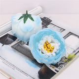 Artificial Silk Peony Rose Flower Heads - 30 pieces