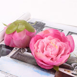 Artificial Silk Peony Rose Flower Heads - 30 pieces
