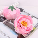Artificial Silk Peony Rose Flower Heads - 30 pieces