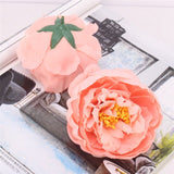 Artificial Silk Peony Rose Flower Heads - 30 pieces
