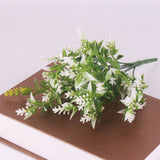 Artificial 7-head Lavender Flower Bouquet - 1 piece