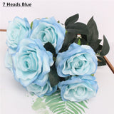 Artificial 7/9/10-head Rose Bouquet