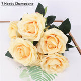 Artificial 7/9/10-head Rose Bouquet
