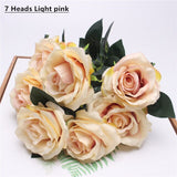 Artificial 7/9/10-head Rose Bouquet