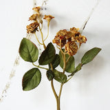 Artificial 2-branch Mini Rose Flower - 1 piece