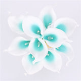 Artificial Real Touch Mini Calla Lily Flowers - 11 pieces