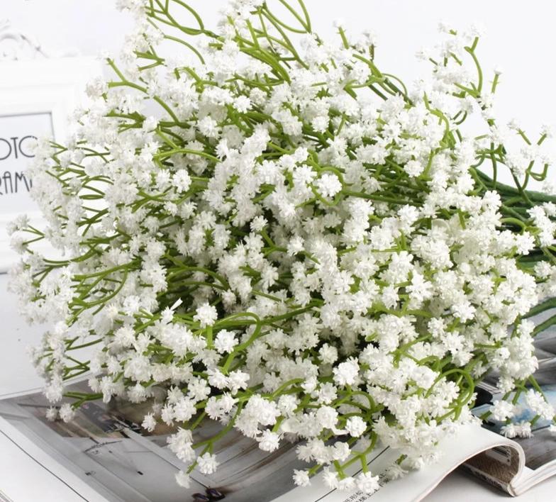 Artificial Rustic Gypsophila Baby's Breath - 21 pieces