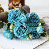 Artificial Korean Silk Rose Flower Bouquet