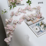 Artificial 1.8m Silk Cherry Blossom Vine - 1 piece