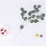Artificial Rattan Vine Silk Eucalyptus Money Leaf - 1 piece