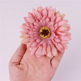 Artificial Silk Gerbera Daisy Flower Heads - 11 pieces