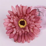 Artificial Silk Gerbera Daisy Flower Heads - 11 pieces