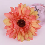 Artificial Silk Gerbera Daisy Flower Heads - 11 pieces