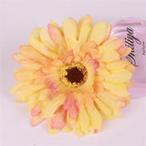 Artificial Silk Gerbera Daisy Flower Heads - 11 pieces