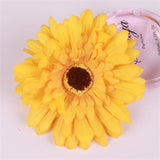 Artificial Silk Gerbera Daisy Flower Heads - 11 pieces