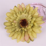 Artificial Silk Gerbera Daisy Flower Heads - 11 pieces