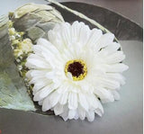Artificial Silk Gerbera Daisy Flower Heads - 11 pieces