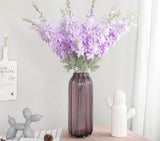 Artificial Flocking Delphinium Flower Plant - 1 piece