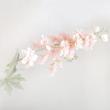 Artificial Flocking Delphinium Flower Plant - 1 piece